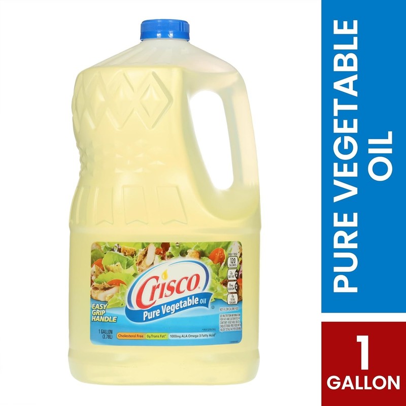 Pure Vegetable Oil - 1 Gallon, Cholesterol Free & Gluten Free Cooking Essential gallery