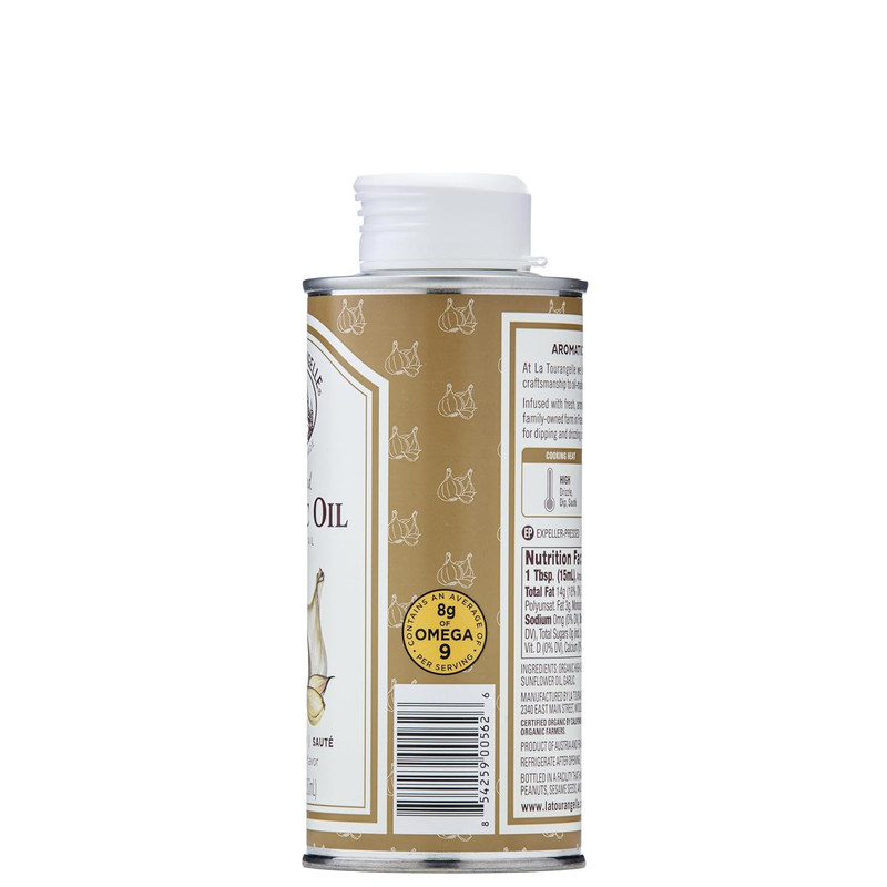 Garlic Oil, High Oleic Oil for Cooking, 8.45 Fl Oz gallery
