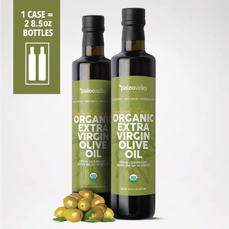 Paleovalley Polyphenol Dense Extra Virgin Olive Oil 2 Pack Free Shipping