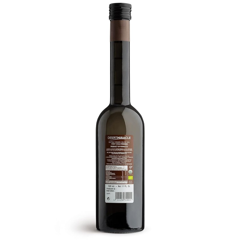 17 Fl Oz Extra Virgin Olive Oil, Cold Pressed Polyphenol Rich Moroccan Olive Oil gallery