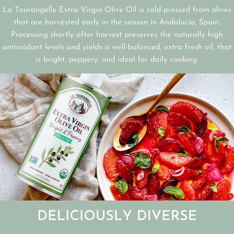 , Organic Extra Virgin Olive Oil, Cold-Pressed High Antioxidant Picual Olives fr gallery