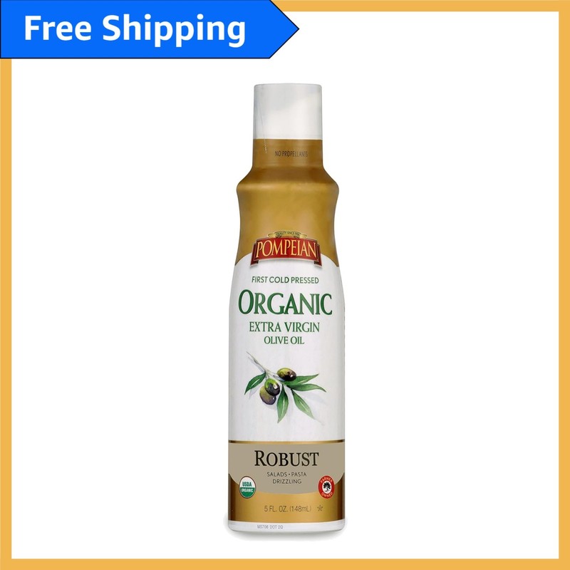 USDA Certified Organic Extra Virgin Olive Oil Spray – 5 Fl Oz, No Propellants