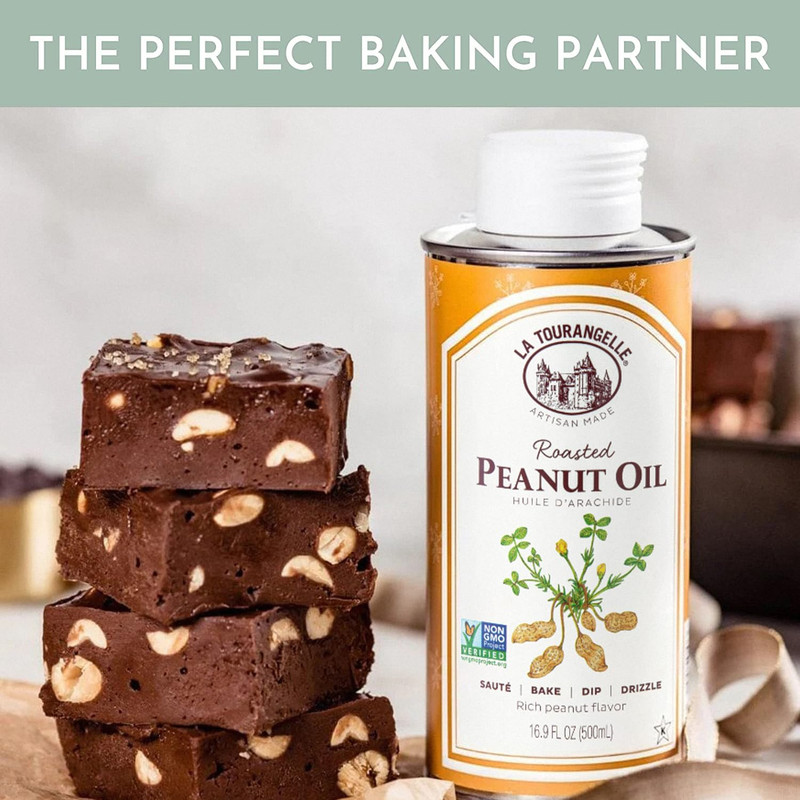 , Roasted Peanut Oil, Slow Roasted Expeller-Pressed for Rich Flavor, Perfect for gallery