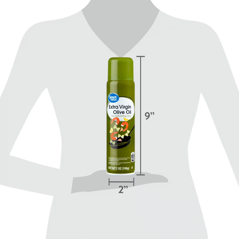 Great Value Extra Virgin Olive Oil Cooking Spray 7oz Healthy Nonstick Kitchen Us gallery