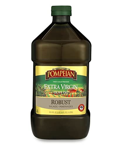Pompeian Robust Extra Virgin Olive Oil 101 Fl Oz First Cold Pressed Organic