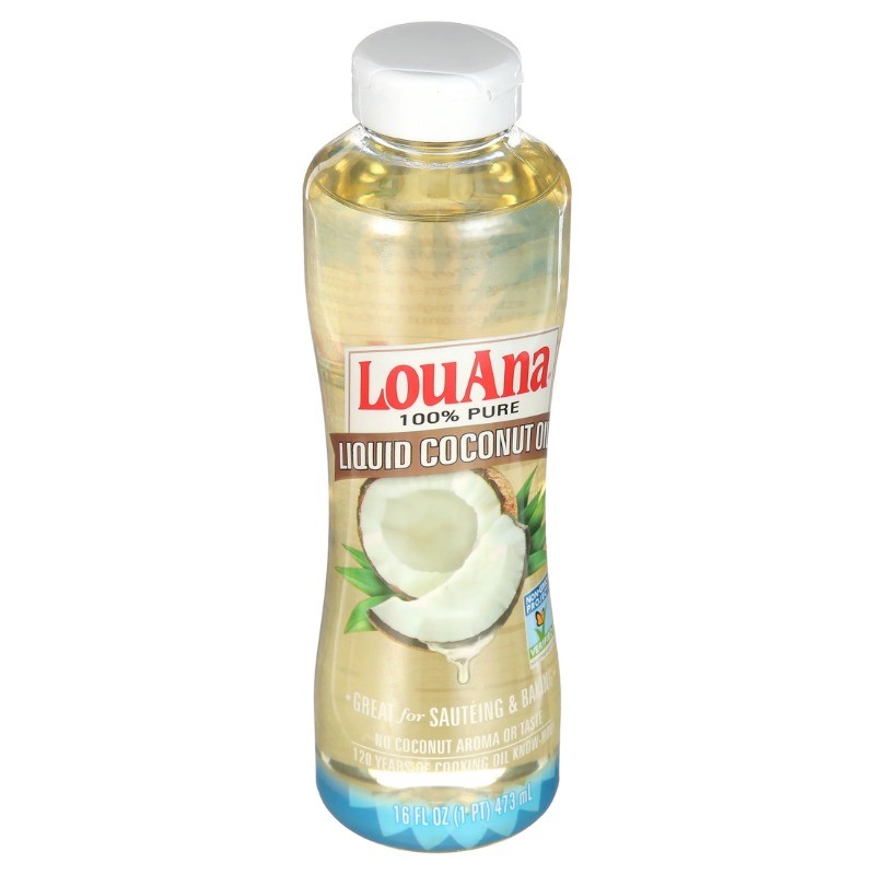LouAna 100% Pure Liquid Coconut Oil, 16 fl oz gallery
