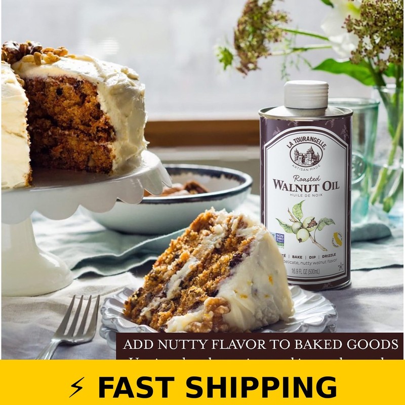 La Tourangelle Roasted Walnut Oil - 16.9 fl oz (500 ml) gallery