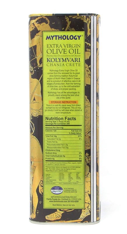 Mythology Greek Olive Oil From Greece Cold Pressed Extra Virgin Olive Oil 3Liter gallery