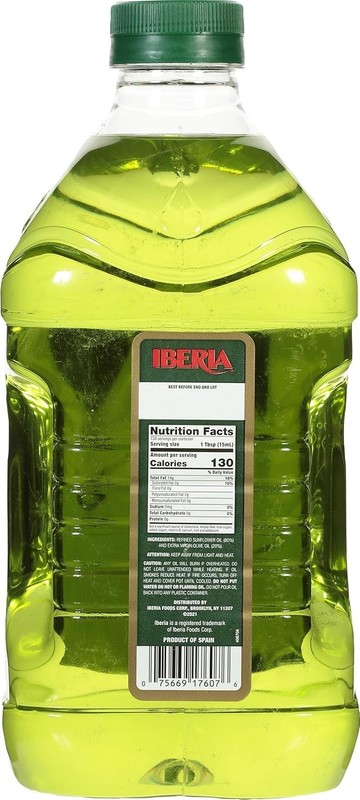 Natural 68 Fl Oz Extra Virgin Olive Oil & Sunflower Oil Blend for Gourmet Dishes gallery
