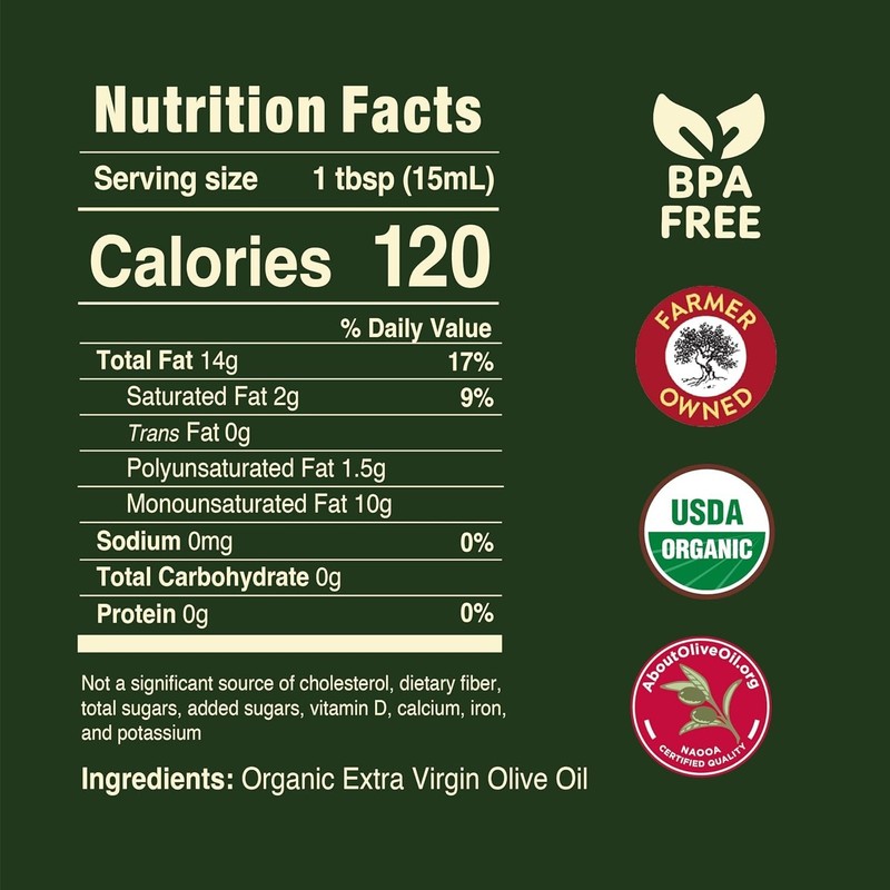 Pompeian USDA Organic Smooth Extra Virgin Olive Oil, 68 Fl Oz (Pack of 1) gallery