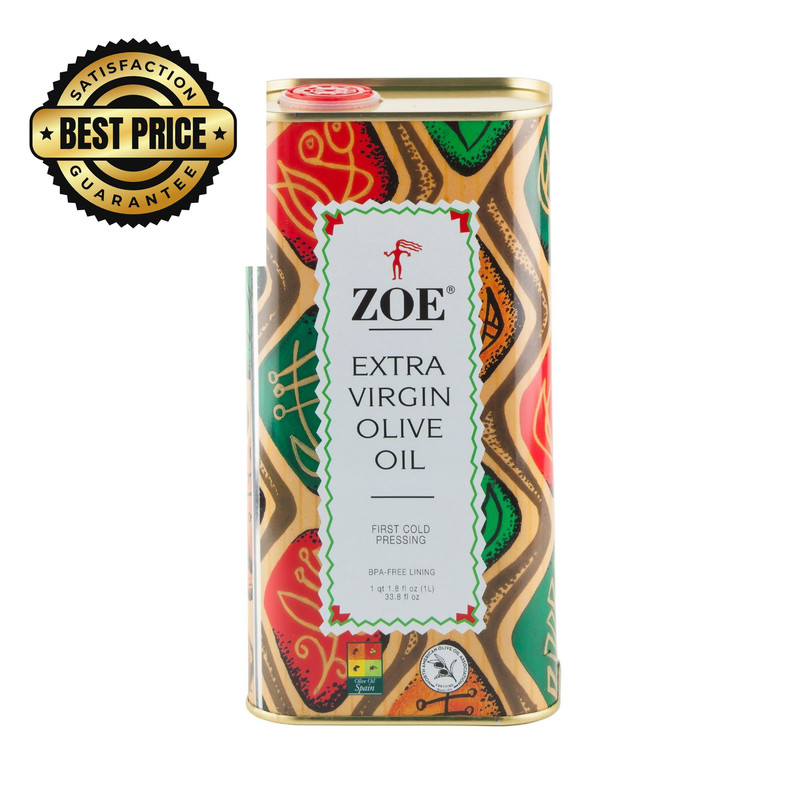 ZOE Extra Virgin Olive Oil 1L (33.8 fl oz) | Freshly Harvested, 33.8 Ounce