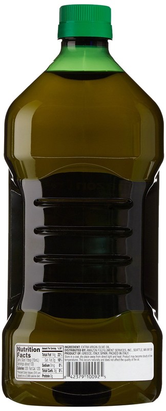 Fresh, Mediterranean Blend Extra Virgin Olive Oil, 2QT 3.6 Fl Oz (2L). gallery