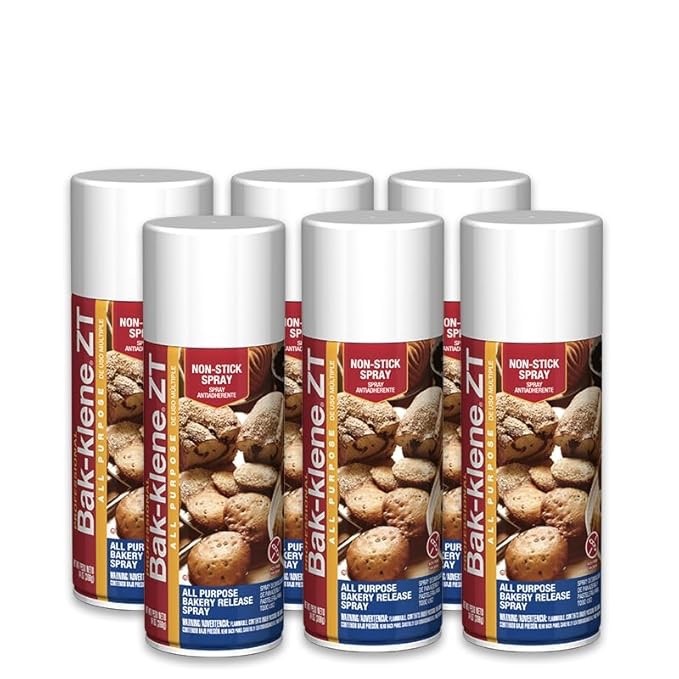 Bak-klene All Purpose Bakery Spray, 14oz Aerosol, 6-Pack