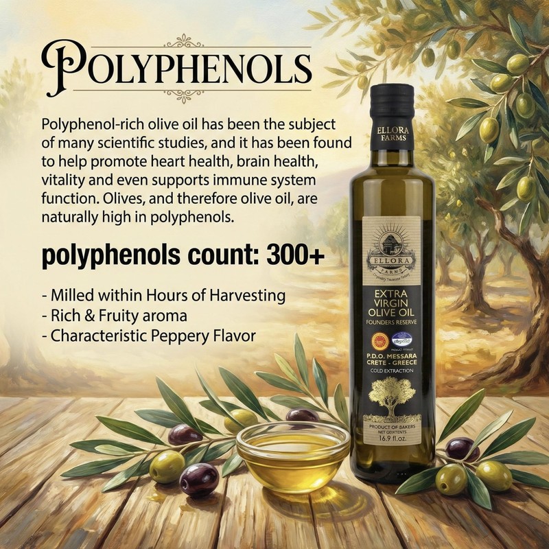 Ellora Farms, Greek Extra Virgin Olive Oil, Single Estate PDO Messara, Greece... gallery