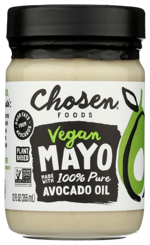 Chosen Foods Classic Vegan Avocado Oil-Based 12 Fl Oz (Pack of 1), White
