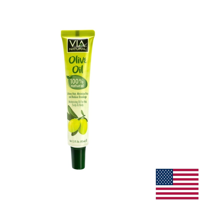 Organic Olive Oil Hair Treatment 1.5 Fl Oz – Nourish & Protect Against Damage