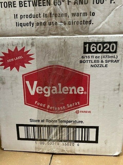 (Case of 6) Vegalene Premium 3-oil Blend Bottles & One Spray Nozzle 16020