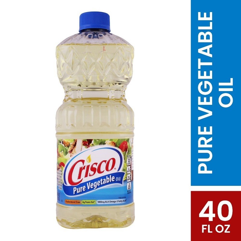 Pure Vegetable Cooking Oil for Frying Baking and Salad Dressing 40 fl oz