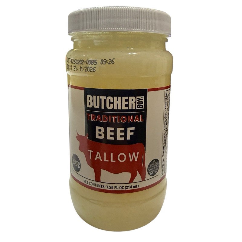 Butcher Boy Traditional Beef Tallow Non-GMO Non-Hydrogenated 7.25oz Women Owned