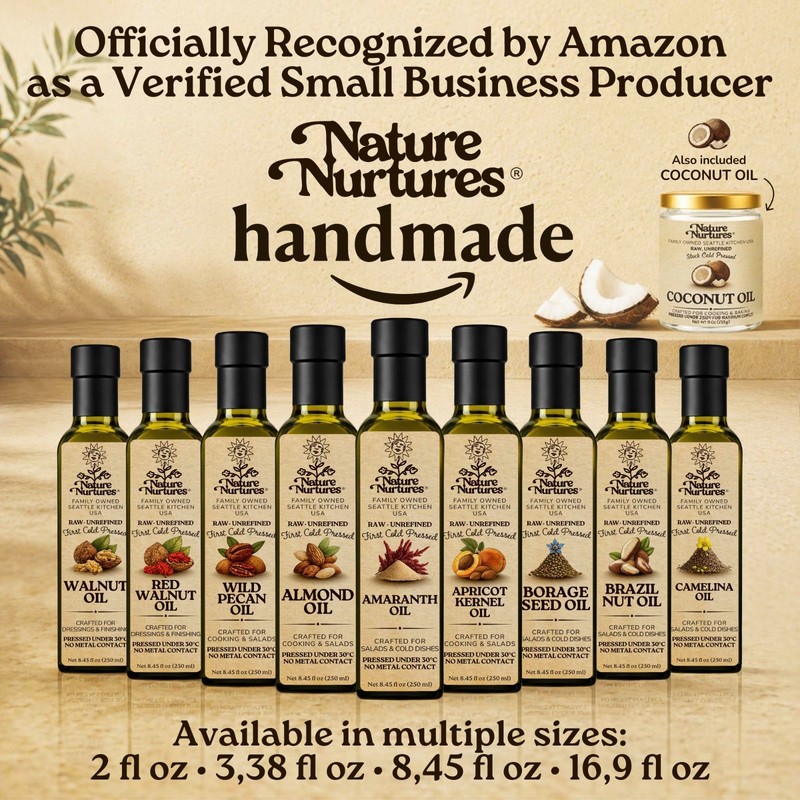 Amaranth Oil for Cooking Raw Unrefined First Cold-Pressed Below 30C Made in USA gallery