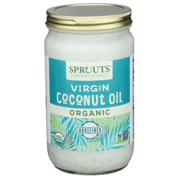 3 Pack – Sprouts Organic Virgin Coconut Oil Unrefined 30 fl oz