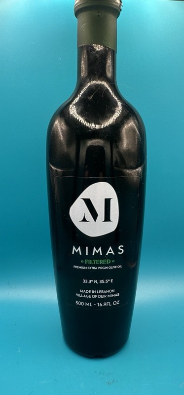 MIMAS Olive Oil Filtered Premium Extra Virgin Olive Oil – New Sealed Cap!!!