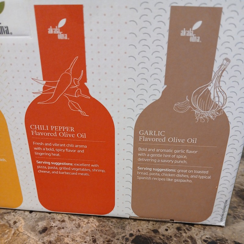 Alcala Oliva Flavored Olive Oils 4 Bottles 8.5Oz Each, Pack Of 4, New gallery