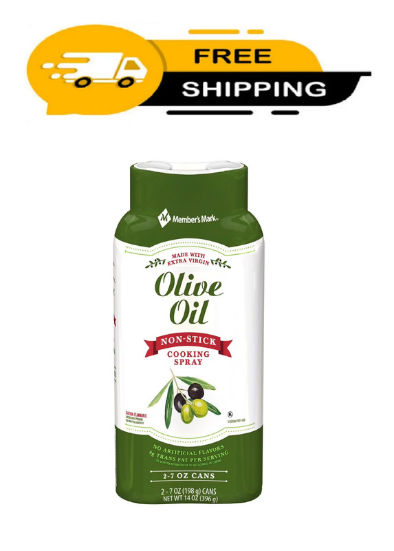 Member’s Mark Olive Oil Cooking Spray 7oz 2 Pack Non Stick Spray