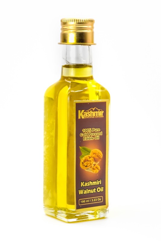 100% Natural Sweet Edible Cold Pressed Walnut Oil 100ml by Kashmir Online Store. gallery