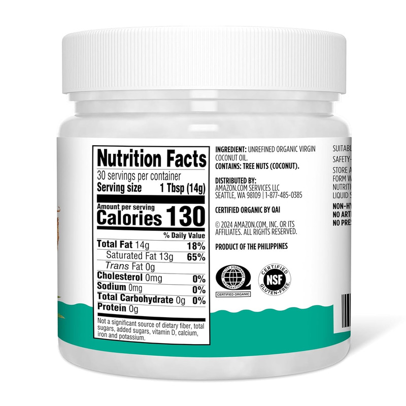 Organic Virgin Coconut Oil 15 Fl Oz gallery