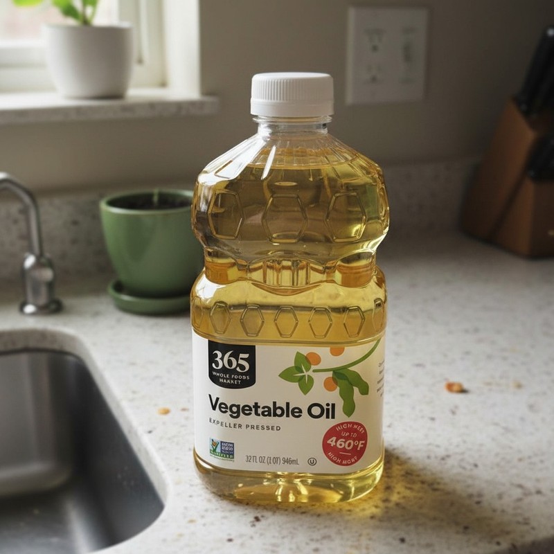 Vegetable Oil, High Heat Cooking Oil, Expeller-Pressed, 32 fl oz (946 mL)