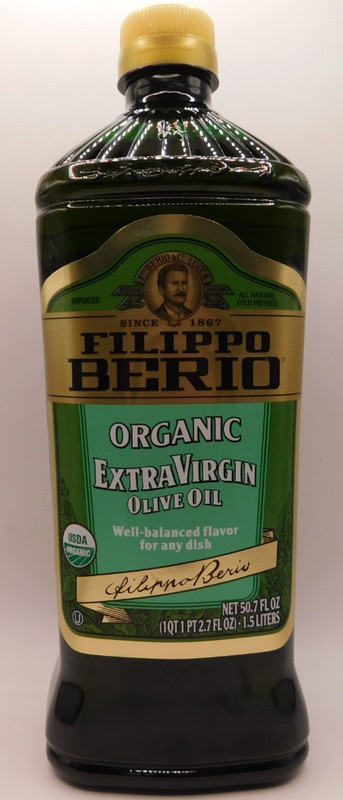 Filippo Berio Organic Extra Virgin Olive Oil 50.7Fl oz Exp: 10/26 New & Sealed