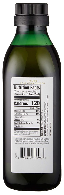 Amazon Fresh, Italian Extra Virgin Olive Oil, 16.9 Fl Oz gallery