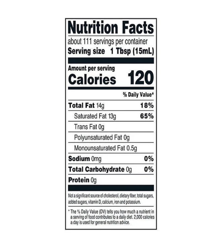 Member's Mark Organic Virgin Coconut Oil 56 Oz HUGE 111 Servings per container gallery