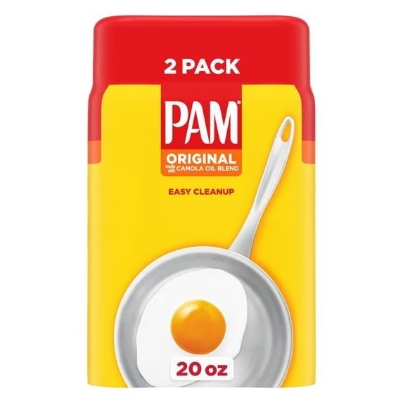 PAM Original Non-Stick Cooking Spray 10 oz Canola Oil 2 Pack Air Fryer Spray