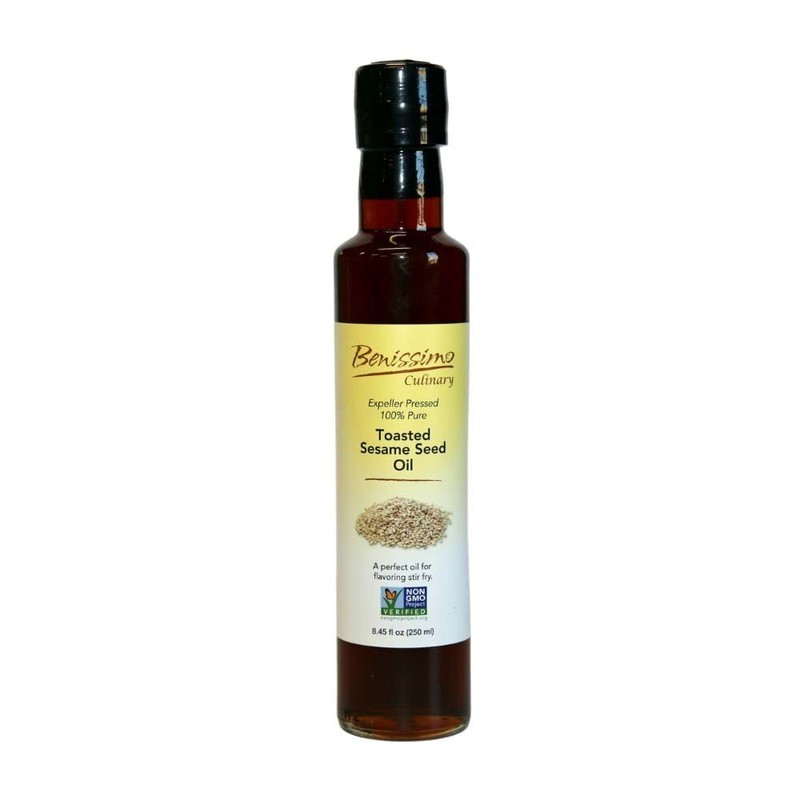 Benissimo Toasted Sesame Seed Oil, 8.45 Fluid Ounce