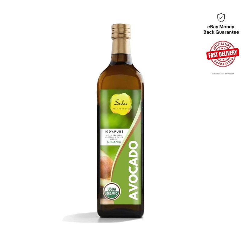 Natural 16 fl.oz USDA Organic Avocado Oil – Perfect for Baking & Salad Dressings