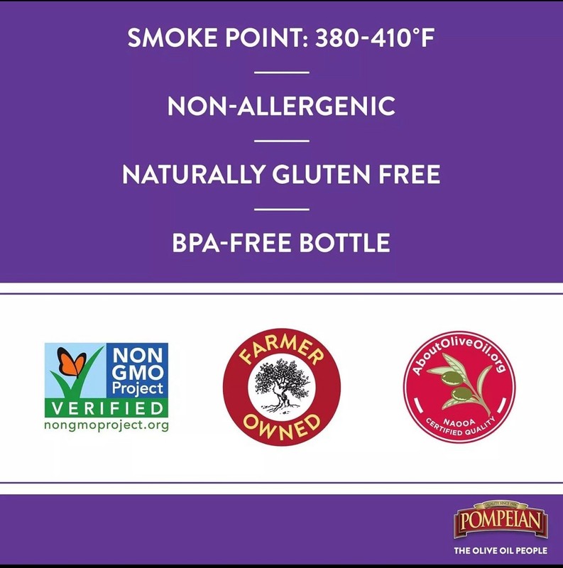 Pompeian Smooth Extra Virgin Olive Oil Cold Pressed - 2 Pack gallery