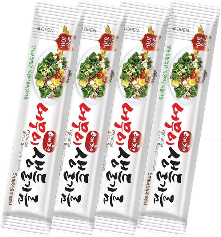 [YECHEON OMUI] Korean Traditional 100% Raw Perilla Oil 0.16 Fl oz/5ml×30 sticks