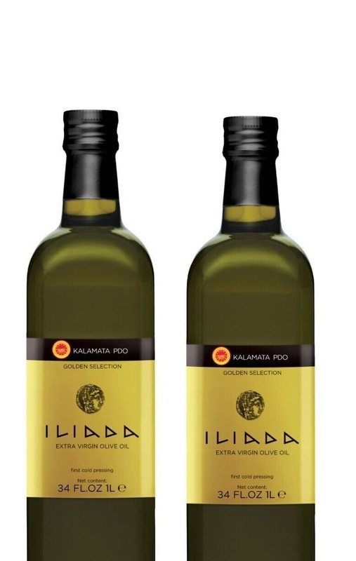 ILIADA Kalamata PDO Extra Virgin Olive Oil- Gold Line (twin pack )