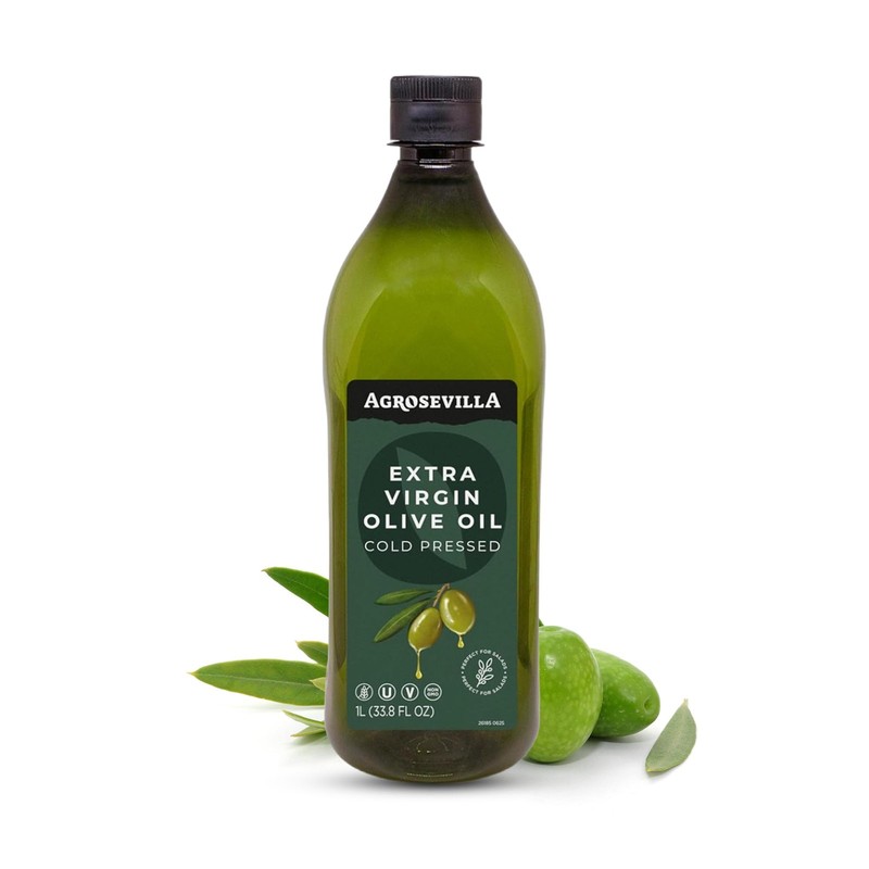 1L Spanish Cold Press Extra Virgin Olive Oil in PET Bottle | Rich in Polyphen…