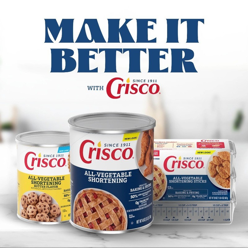 Crisco All-Vegetable Shortening, 48 oz gallery