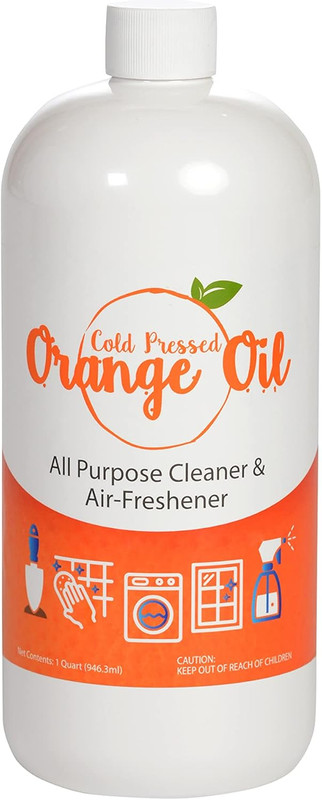 Premium Cold Pressed Orange Oil Concentrate- 32 Oz (With D-Limonene), Concentrat