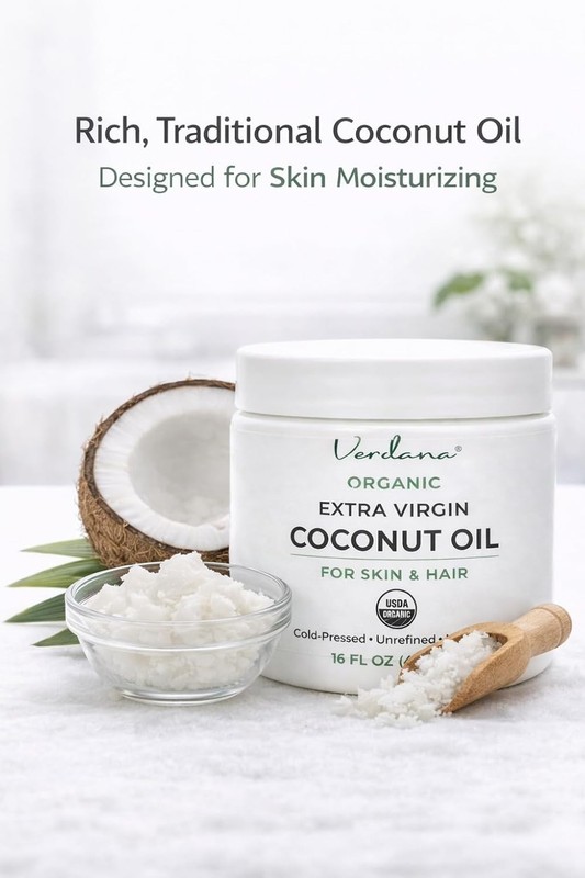 Extra Virgin Organic Coconut Oil for Skin – Rich 16 Fl Oz (Pack of 1) gallery
