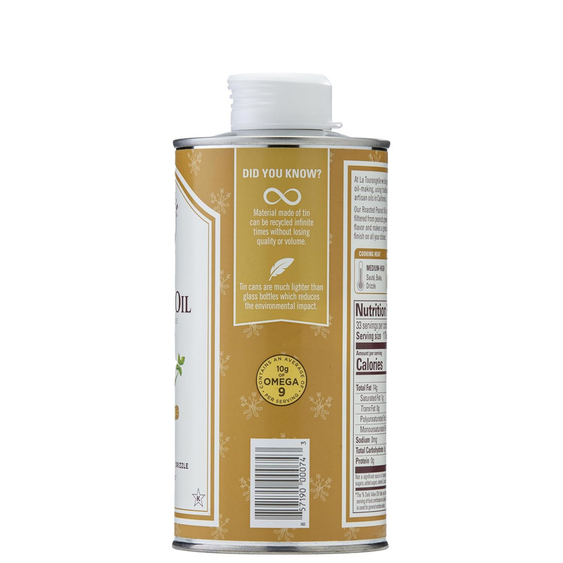 , Roasted Peanut Oil, Slow Roasted Expeller-Pressed for Rich Flavor, Perfect for gallery