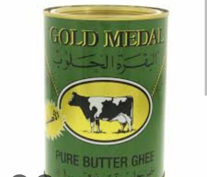 Ghee Pure Butter Gold Medal Large Size 800gr (28.22 oz) 100% سمن البقرة الحلوب