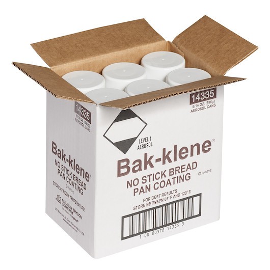 Bak-Klene Bread Bakery Pan Spray Aerosol, 14 Ounces, 6 Per Case gallery