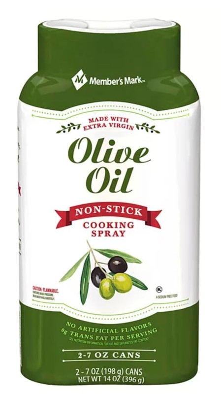 Member’s Mark Olive Oil Cooking Spray (7 oz., 2 pk.)