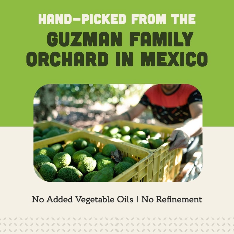 Extra Virgin Avocado Oil - 100% Cold Pressed, 2 Bottle Pack, 8.4 fl oz each. gallery