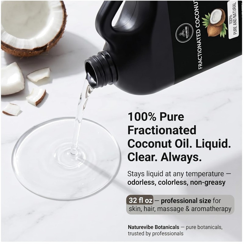 Fractionated Coconut Oil 32oz for Massage